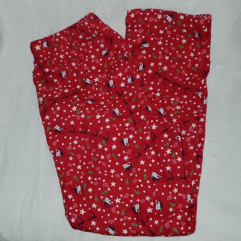 Vineyard Vines Flannel Christmas Whale Pajama Pants Size Medium